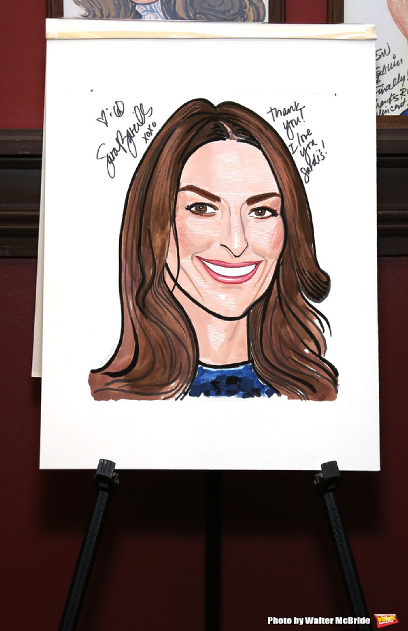 Photo Coverage: Sara Bareilles Celebrates Her Sardi's Portrait!  Image