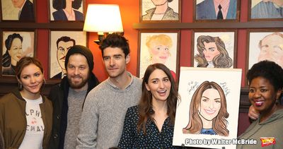 Katharine McPhee, Ben Thompson, Drew Gehling, Sara Bareilles and NaTasha Yvette Willi Photo