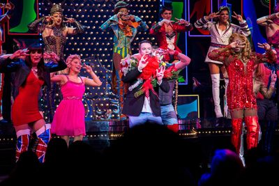 Caroline Bowman, Kirstin Maldonado, David Cook, Daniel Stewart Sherman, Wayne Brady a Photo