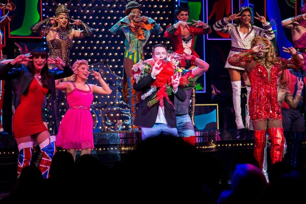 Caroline Bowman, Kirstin Maldonado, David Cook, Daniel Stewart Sherman, Wayne Brady a Photo