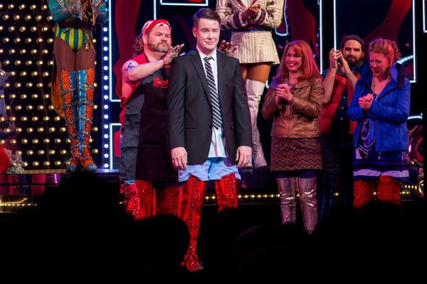 Photo Coverage: AMERICAN IDOL Alum David Cook Takes First Bows in KINKY BOOTS! — photo 19 of 22