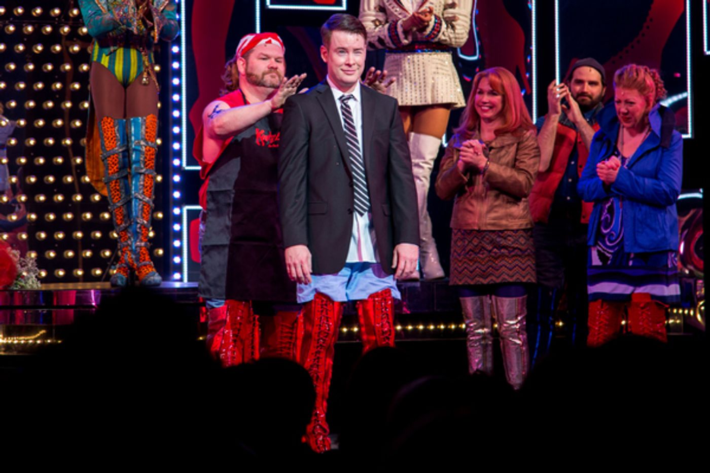Photo Coverage: AMERICAN IDOL Alum David Cook Takes First Bows in KINKY BOOTS!  Image
