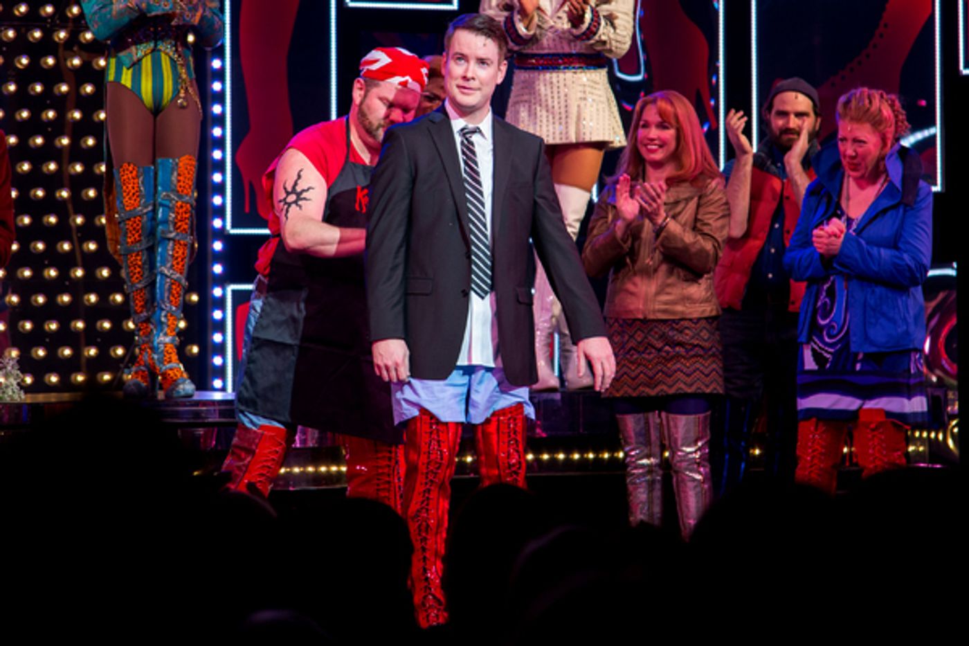 Photo Coverage: AMERICAN IDOL Alum David Cook Takes First Bows in KINKY BOOTS!  Image