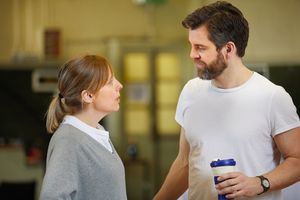 Mel Giedroyc, John Hopkins Photo