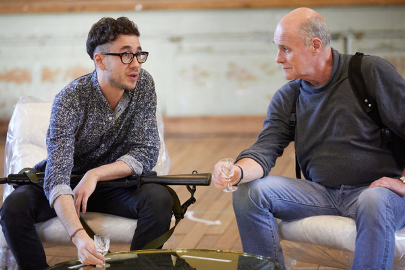 Photo Flash: In Rehearsal With Mel Giedroyc and John Hopkins in MUCH ADO ABOUT NOTHING at Rose Theatre Kingston  Image