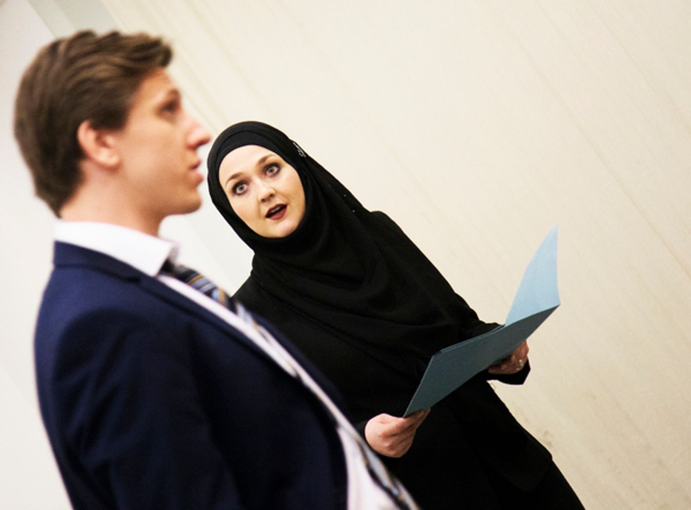 Photo Flash: Inside Rehearsals for FACELESS at Park Theatre  Image