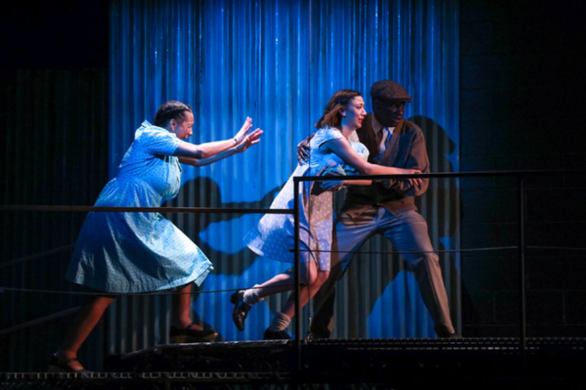 Kathryn Hunter-Williams, Sarah Elizabeth Keyes and Alex Givens at 