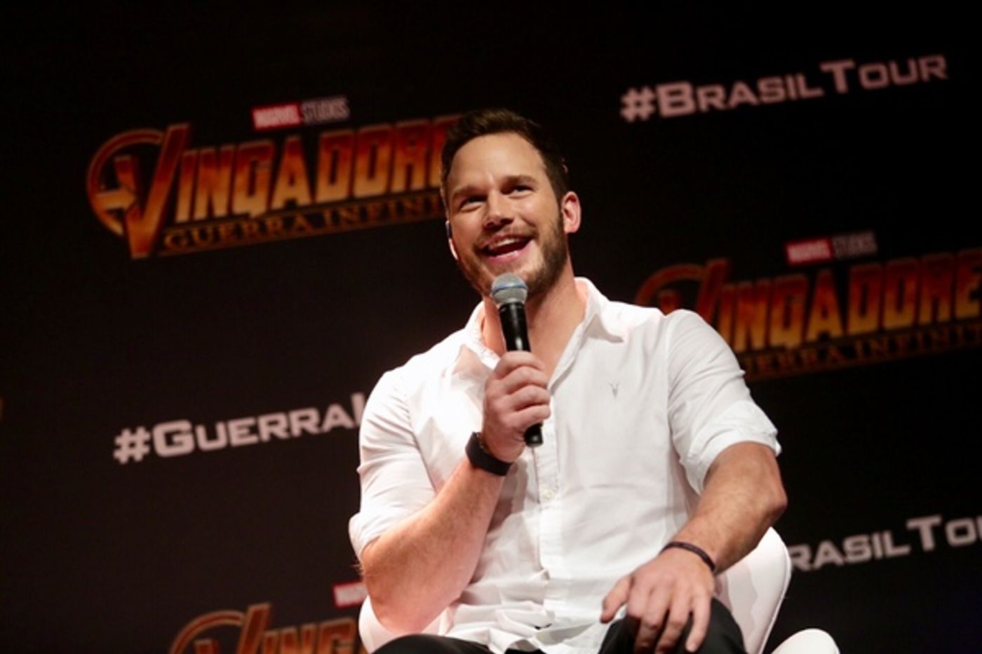 Photo Coverage: Chris Pratt Makes Appearance At the AVENGERS: INFINITY WAR Brazil Fan Event  Image