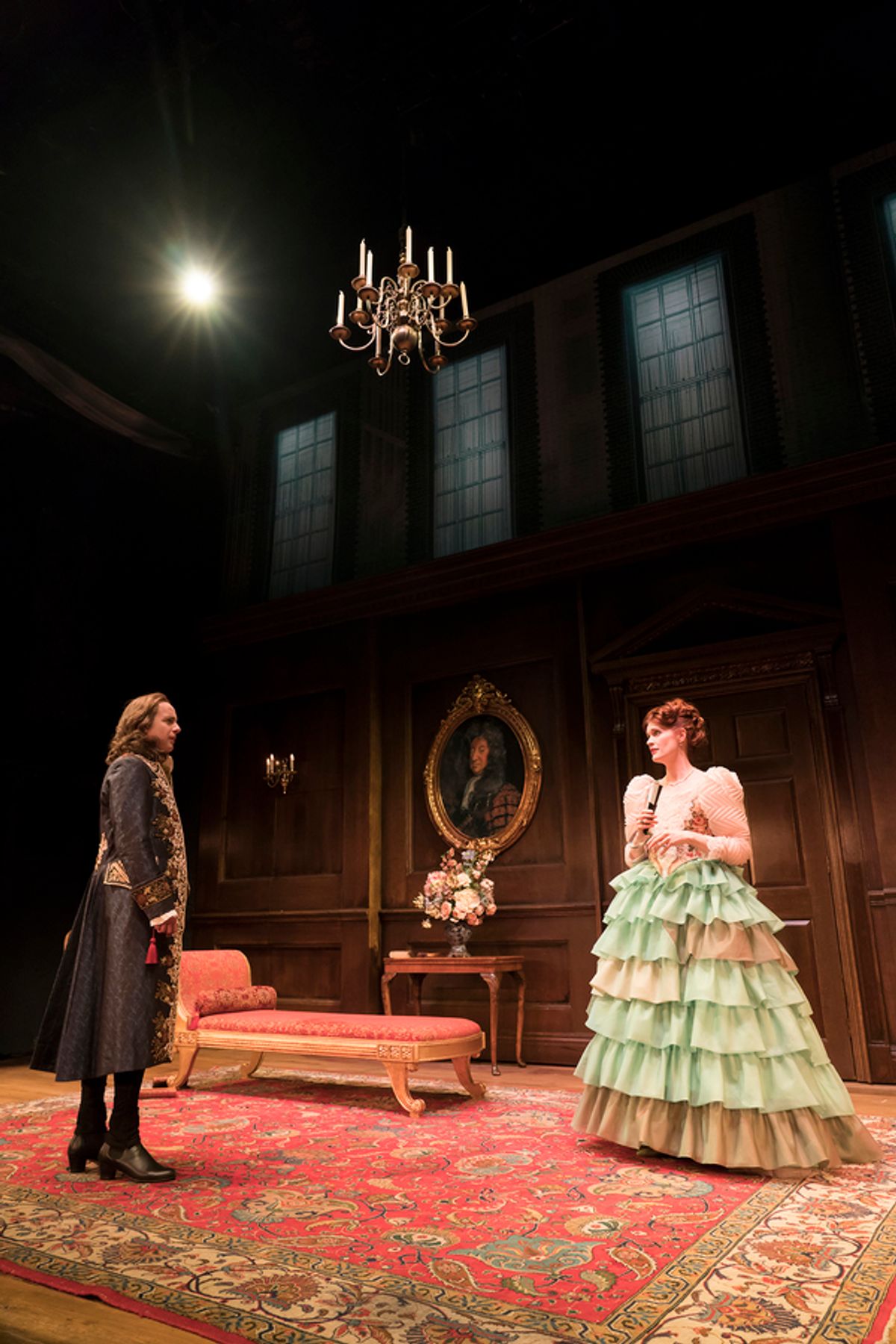 Geoffrey Streatfeild (Mirabell) and Justine Mitchell (Millament) at 