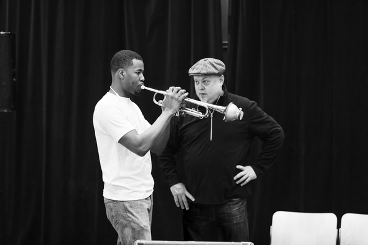 Photo Flash: In Rehearsal with the Cast of PARADISE BLUE Featuring Kristolyn Lloyd and More  Image