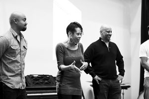 Dominique Morisseau (Playwright) & Ruben Santiago-Hudson (Director) Photo