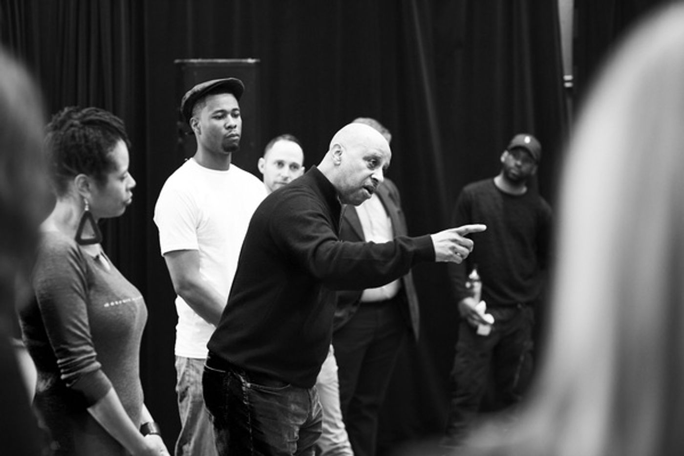 Photo Flash: In Rehearsal with the Cast of PARADISE BLUE Featuring Kristolyn Lloyd and More  Image