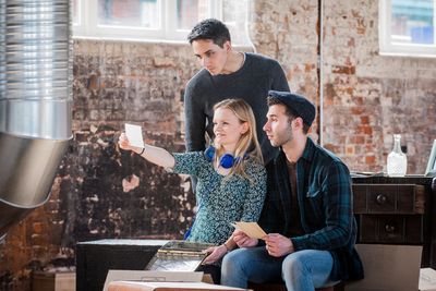 Ella Dunlop, Gary Wood, Andy Coxon Photo