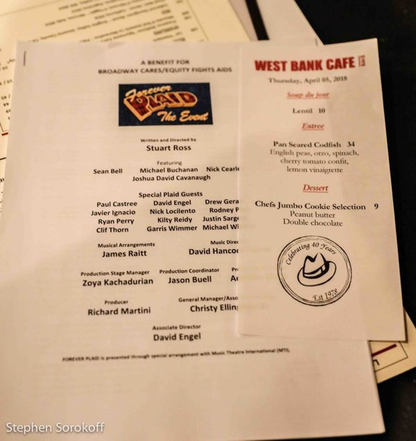 Photo Coverage: FOREVER PLAID The Event- A Benefit For Broadway Cares/Equity Fights Aids at The Laurie Beechman Theatre — photo 22 of 24