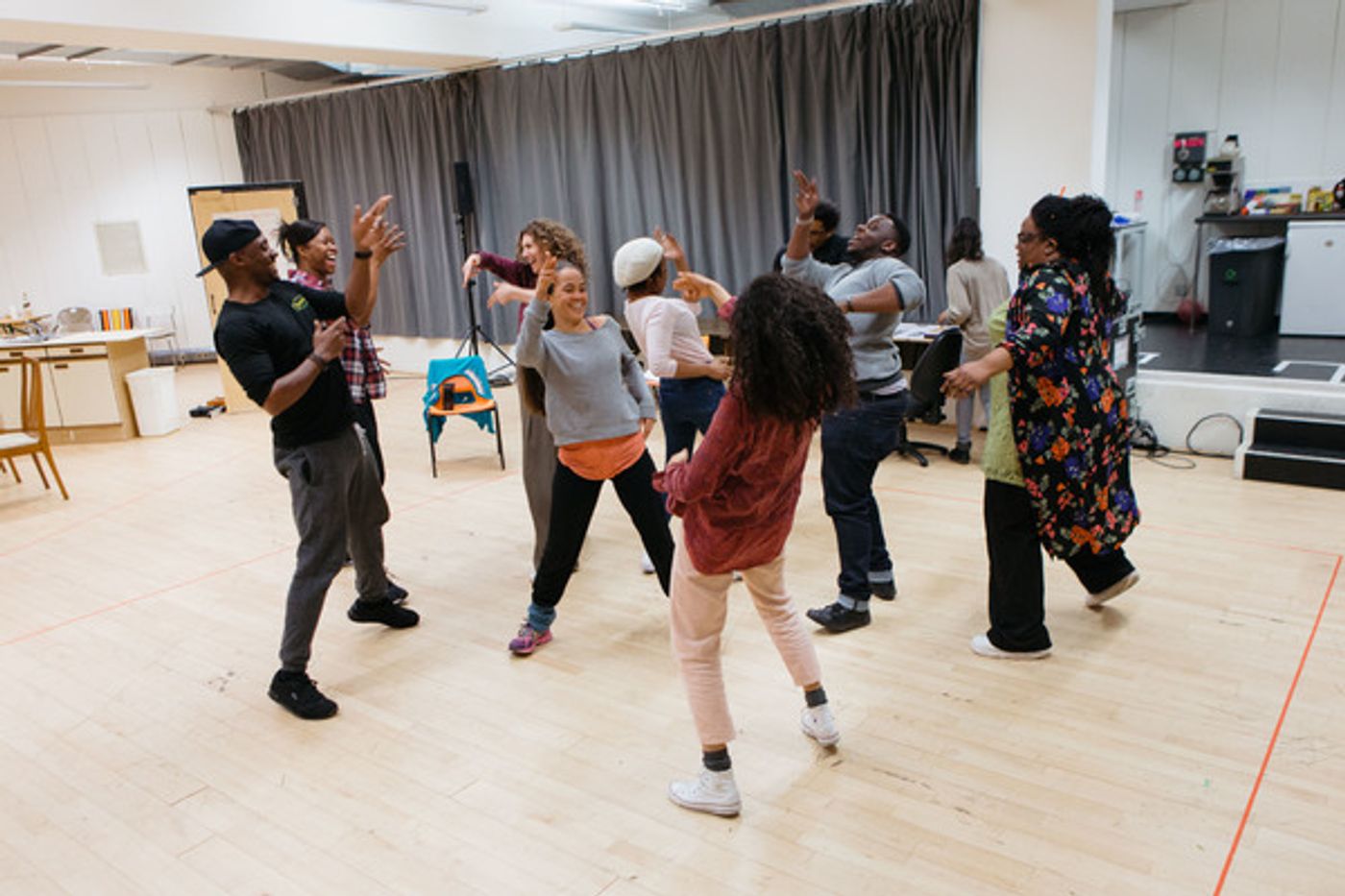 Photo Flash: In Rehearsal with the National's NINE NIGHT  Image