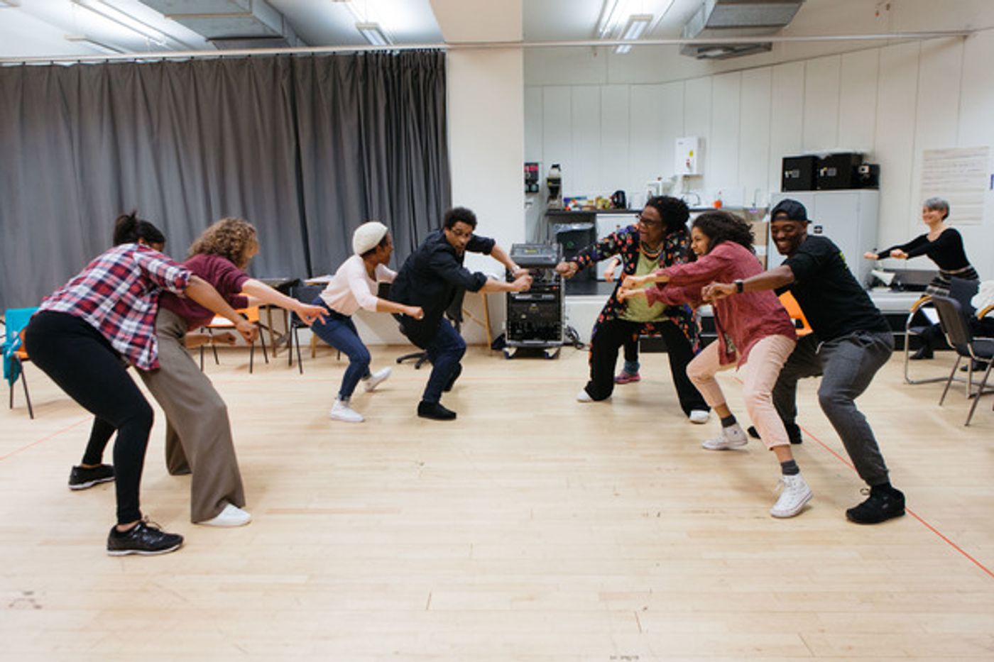 Photo Flash: In Rehearsal with the National's NINE NIGHT  Image