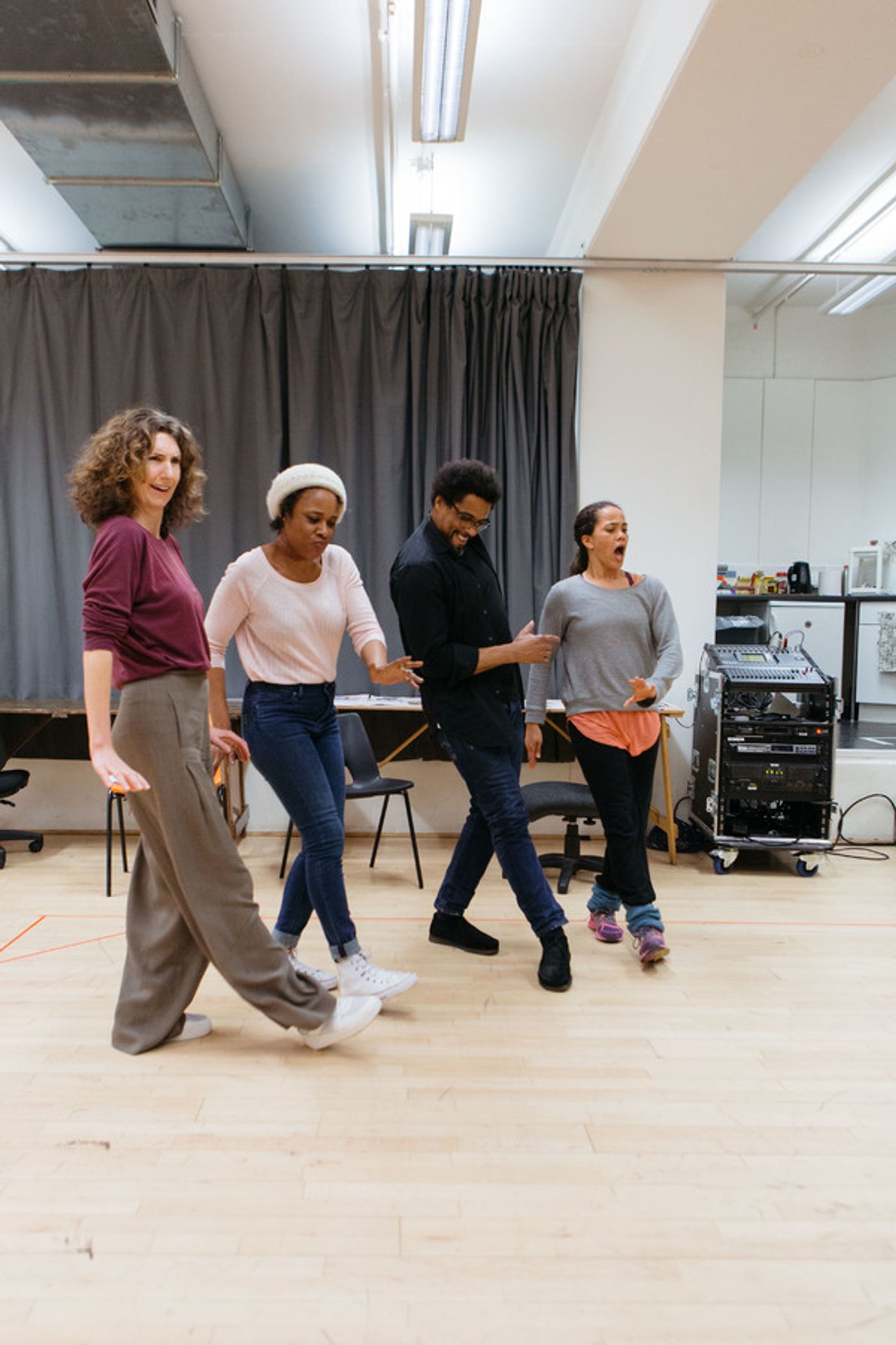 Photo Flash: In Rehearsal with the National's NINE NIGHT  Image