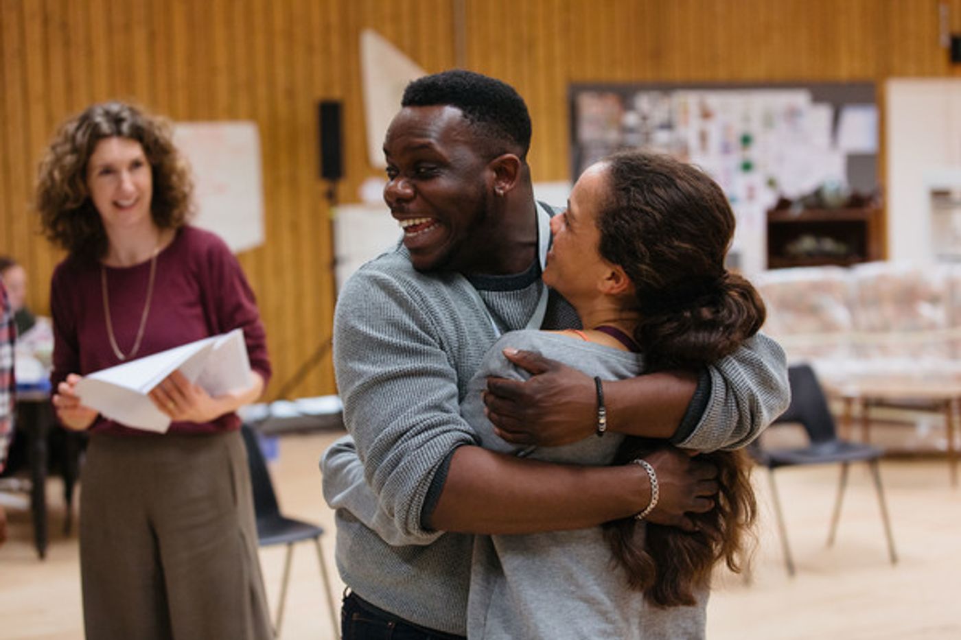 Photo Flash: In Rehearsal with the National's NINE NIGHT  Image