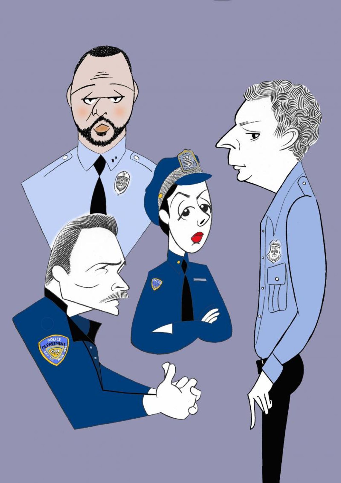 BWW Exclusive: Ken Fallin Draws the Stage - LOBBY HERO!  Image