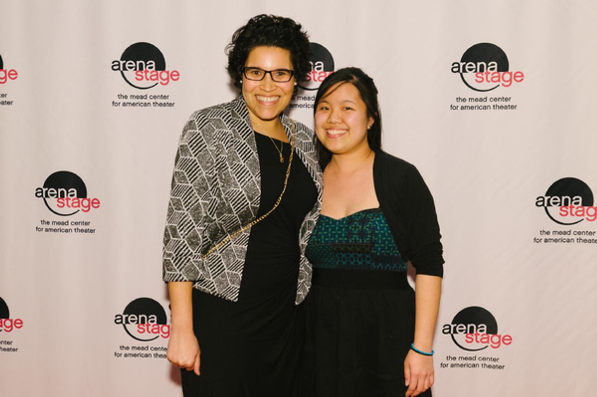 Sherrice Mojgani and E-Hui Woo at 