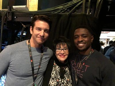 Andy Karl, Chita Rivera, and Adam J. Bernard Photo
