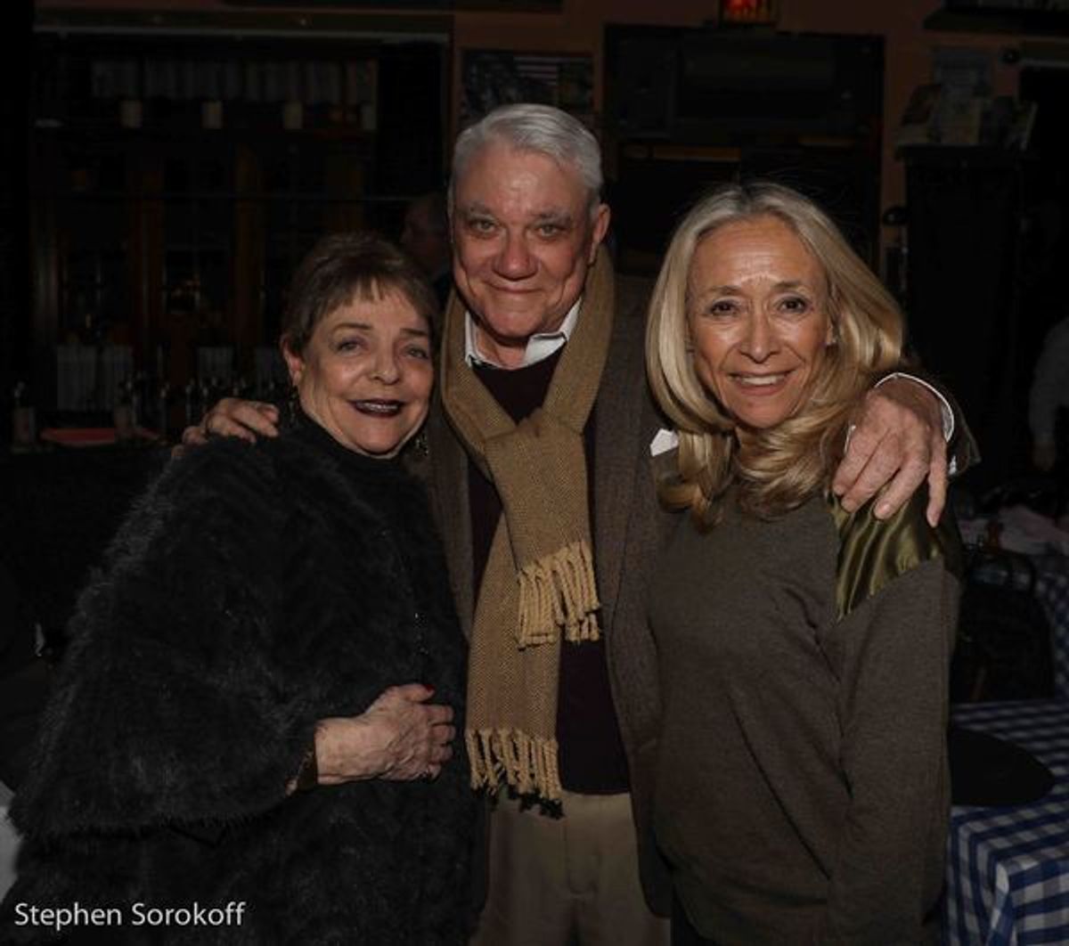 Sandy Stewart, Rex Reed, Eda Sorokoff at 