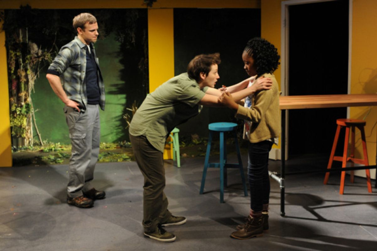 Deysha Nelson, Mary Tuomanen, Tom Carman at 