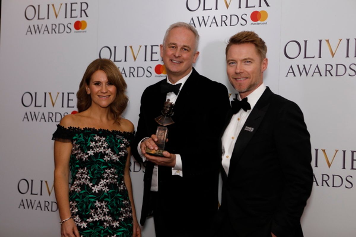 Harriet Scott, Dominic Cooke, Ronan Keating at 