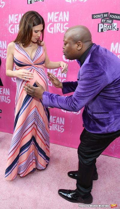 Hilaria Baldwin and Tituss Burgess Photo
