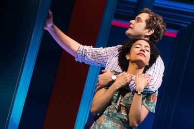 Lauren Ridloff and Joshua Jackson  Photo
