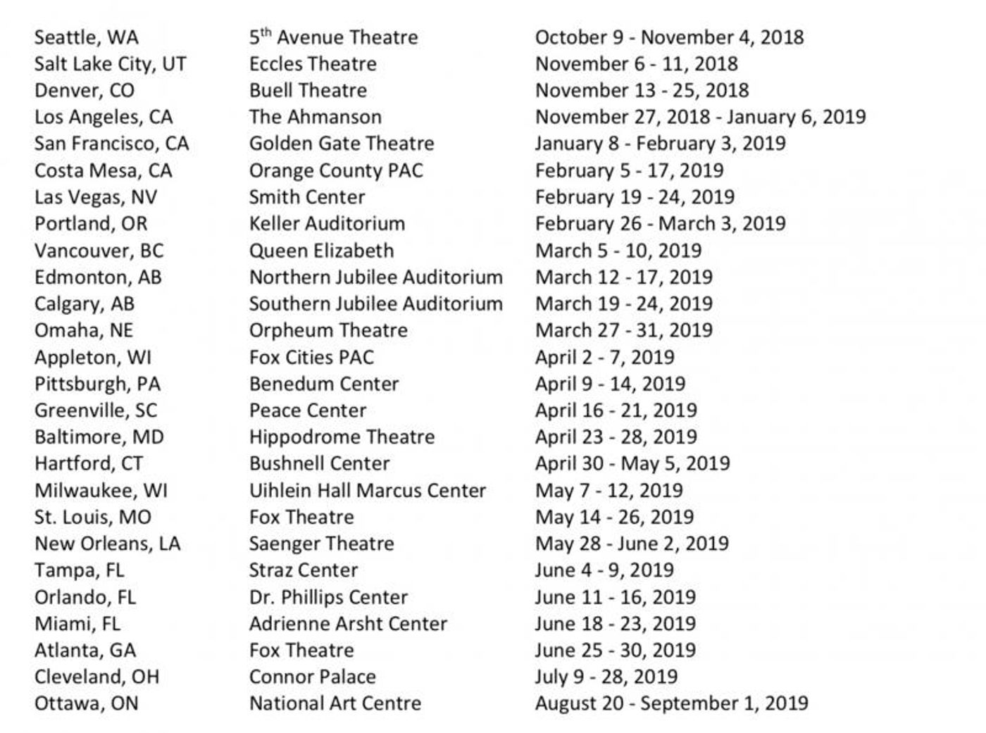 Breaking: COME FROM AWAY Tour Will Launch from Seattle in October; Full Schedule Announced! Breaking: COME FROM AWAY Tour Will Launch from Seattle in October; Full Schedule Announced! Image