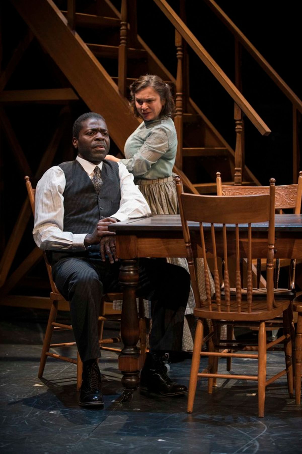 Chike Johnson and Elizabeth Ledo at 