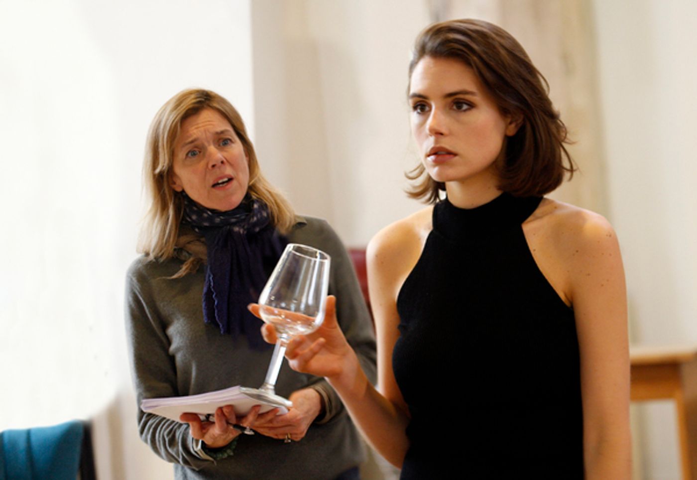 Photo Flash: In Rehearsal for MONOGAMY Starring Janie Dee and Charlie Brooks  Image
