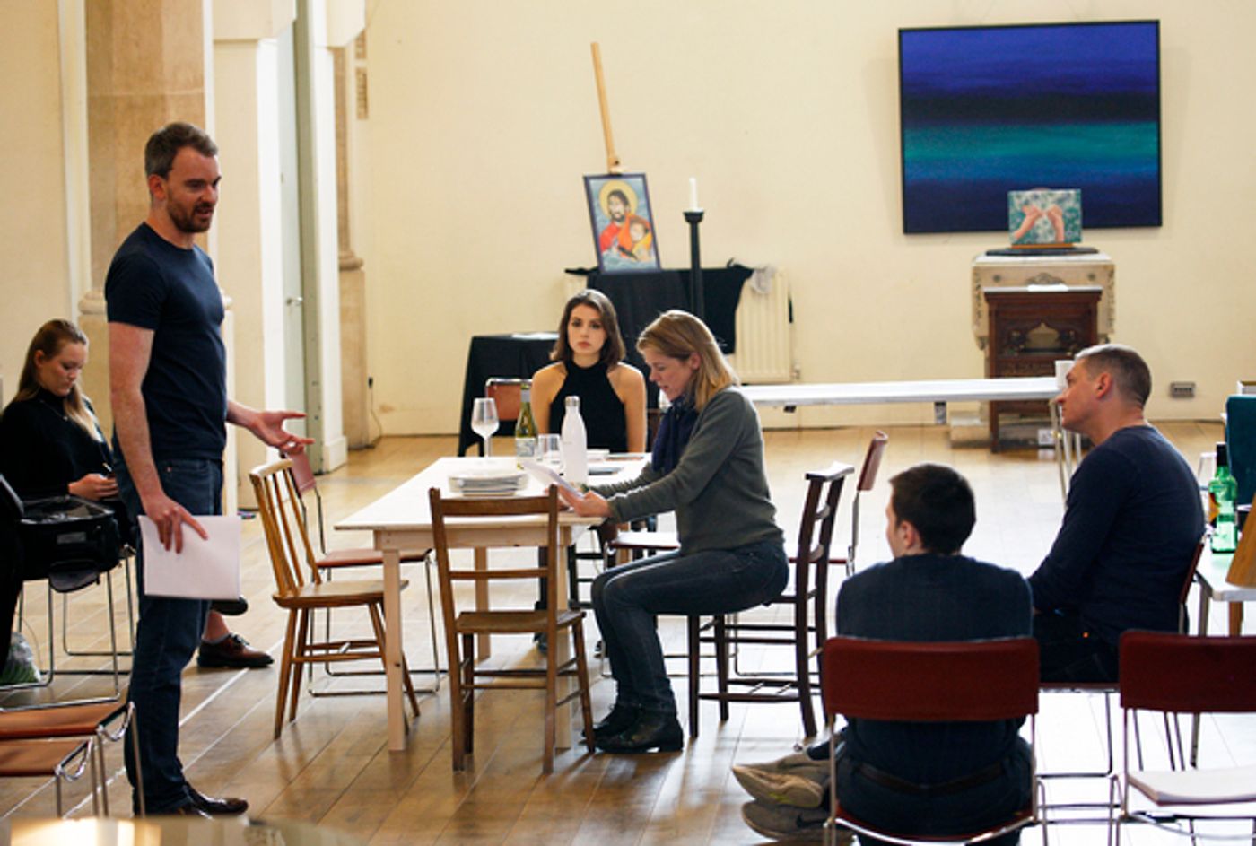 Photo Flash: In Rehearsal for MONOGAMY Starring Janie Dee and Charlie Brooks  Image