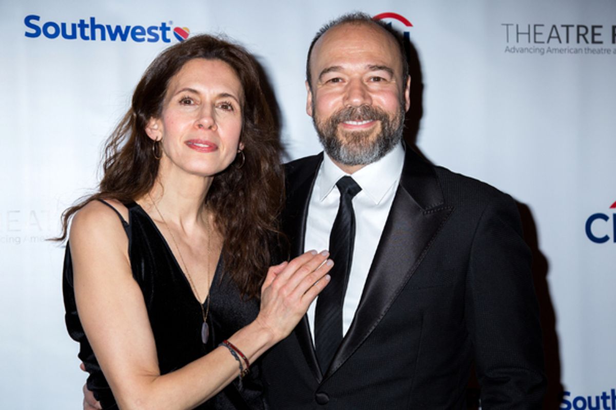 Jessica Hecht, Danny Burstein at 