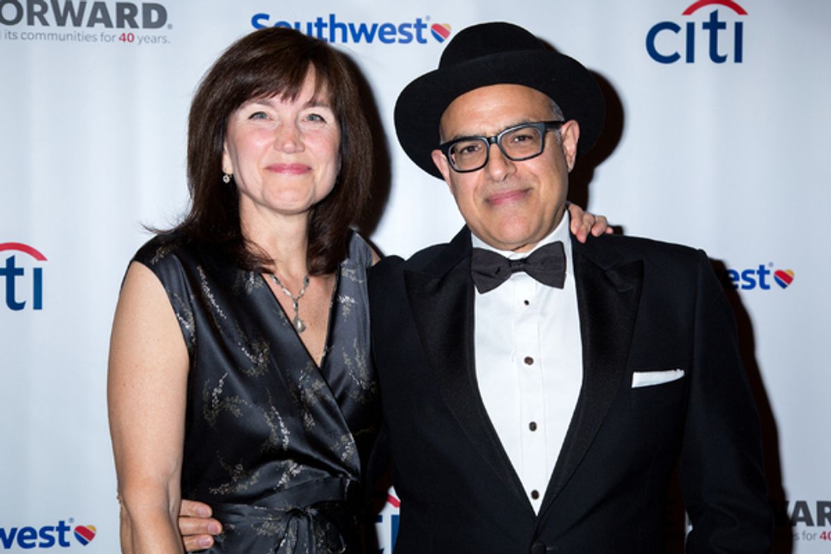 Betsy Yazbek, David Yazbek at 