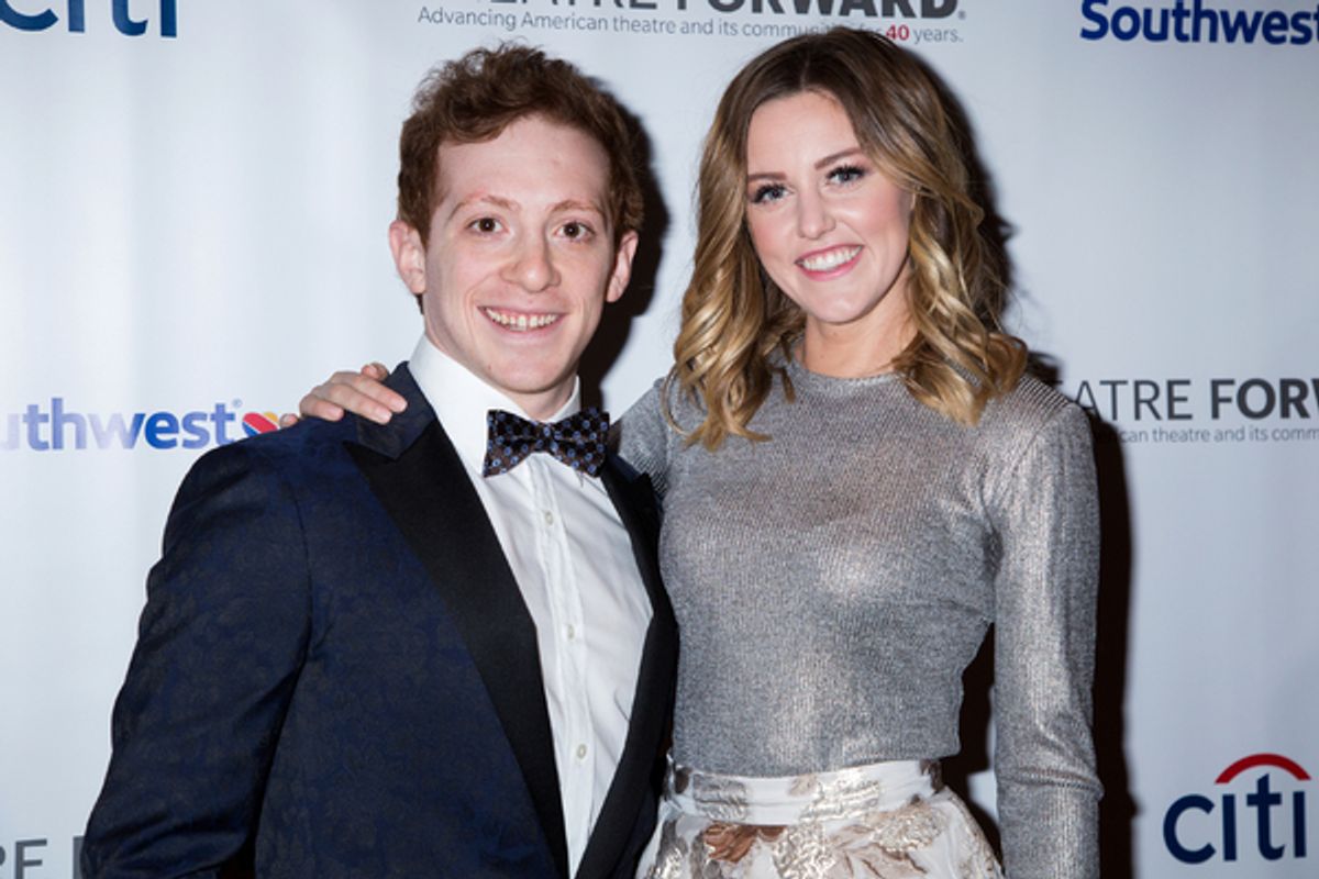 Ethan Slater, Taylor Louderman at 