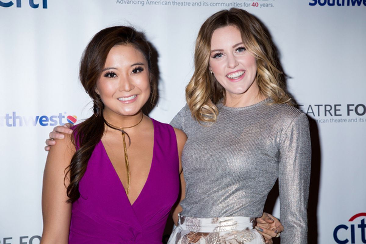Ashley Park, Taylor Louderman at 