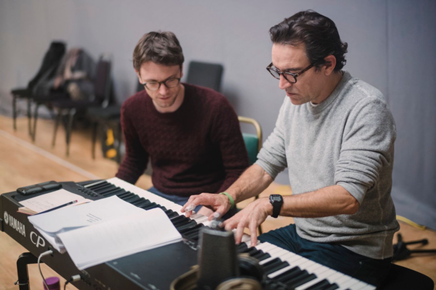 Photo Flash: Inside Rehearsal For MOOD MUSIC at the Old Vic  Image