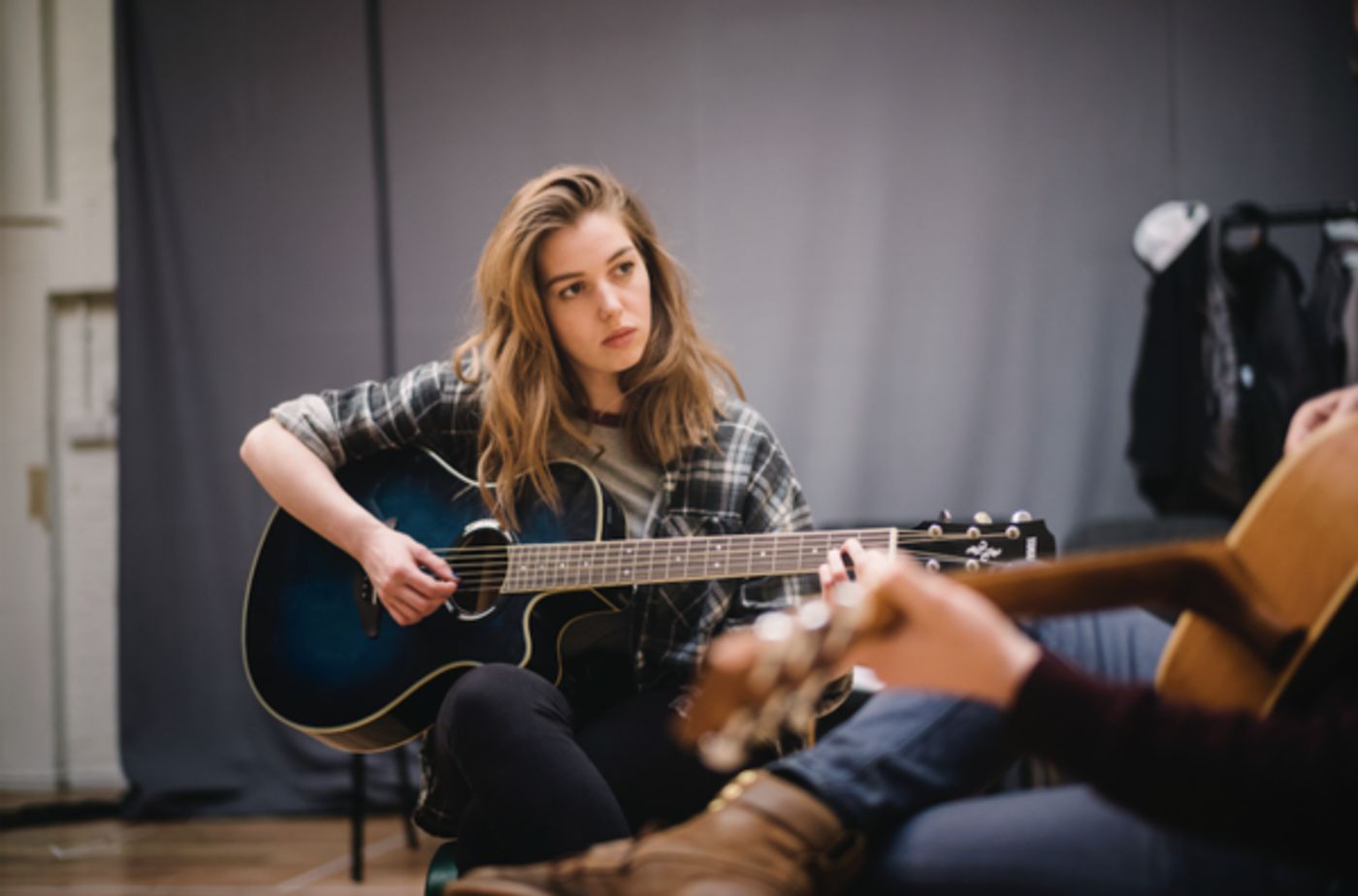 Photo Flash: Inside Rehearsal For MOOD MUSIC at the Old Vic  Image