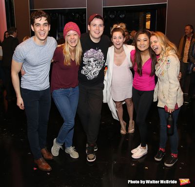 Kyle Selig, Kate Rockwell, Grey Henson, Taylor Louderman, Ashley Park and Kerry Butle Photo