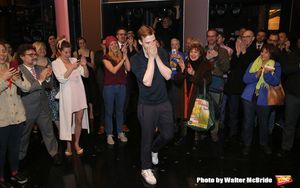 Brendon Stimson with the cast  Photo