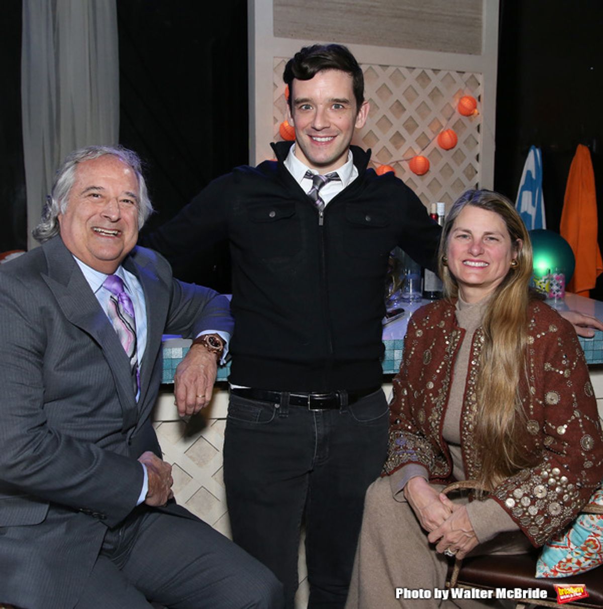 Stewart F. Lane, Michael Urie and Bonnie Comley  at 