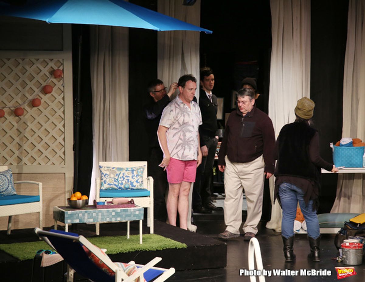 Drew Droege and Michael Urie  at 