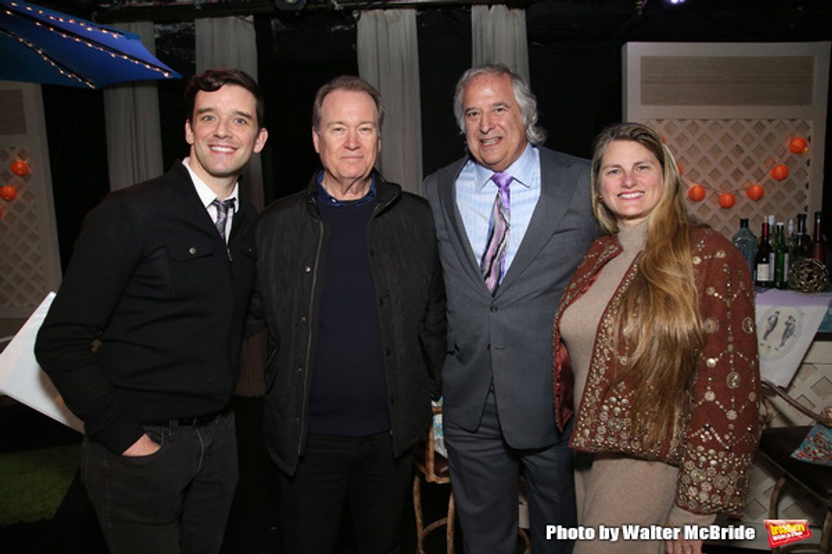 Michael Urie, David Horn, Stewart F. Lane and Bonnie Comley at 