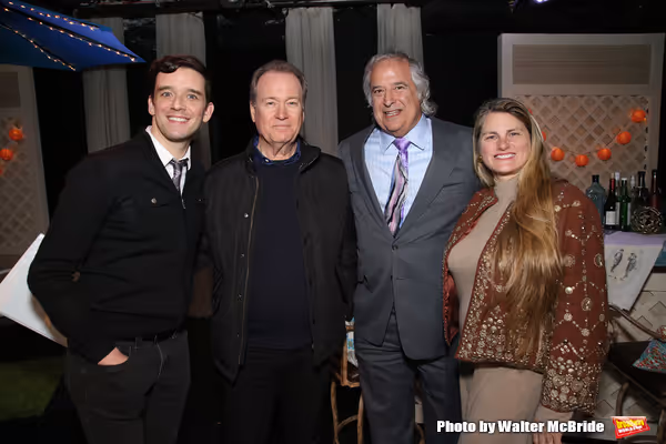 Michael Urie, David Horn, Stewart F. Lane and Bonnie Comley Photo