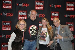 Pat Swinney Kaufman, Stewart F. Lane, Bonnie Comley, Lloyd Kaufman @ BroadwayWorld Pat Swinney Kaufman, Stewart F. Lane, Bonnie Comley, Lloyd Kaufman Photo