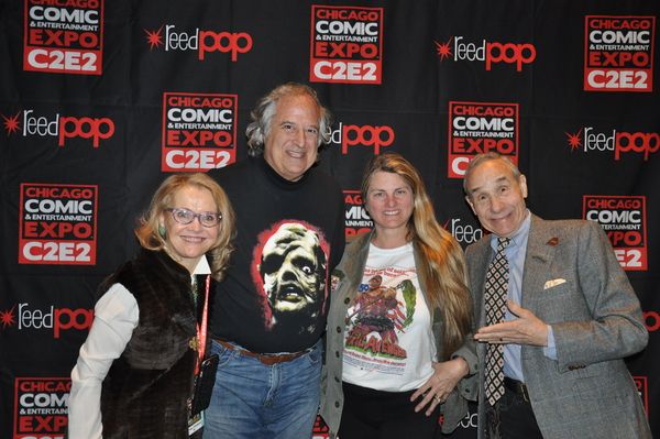 Pat Swinney Kaufman, Stewart F. Lane, Bonnie Comley, Lloyd Kaufman Photo