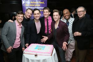 Jordan Ahnquist, Cameron Mitchell Bell, Jacob Hoffman, Taylor Crousore, Brian Charles Rooney and Frank Viveros and Bob Mackie @ BroadwayWorld Jordan Ahnquist, Cameron Mitchell Bell, Jacob Hoffman, Taylor Crousore, Brian Charles Photo