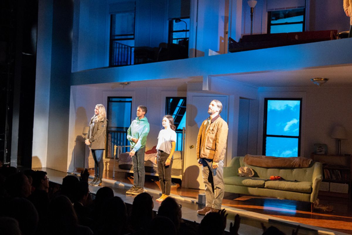 Cassie Beck, Ian Saint-Germain, Ella Kennedy Davis and Lucas Papaelias at 